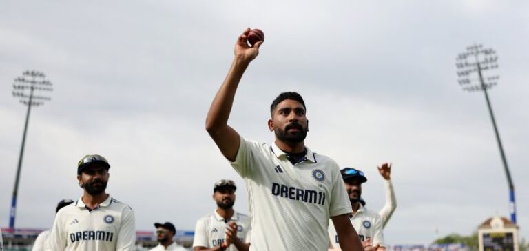 Siraj’s 6-Fer Leads India in Bumrah’s Absence
